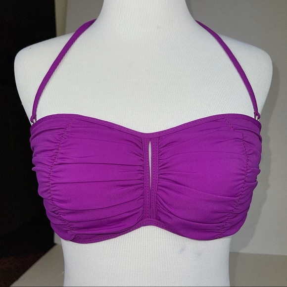 KORAL Swim Bikini Set Bandeau Top Tie Bottoms S/M - Picture 11 of 17